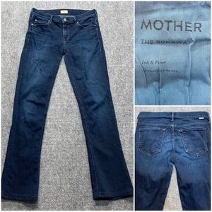 MOTHER Flare & Wide Leg Jeans - Dark Blue
